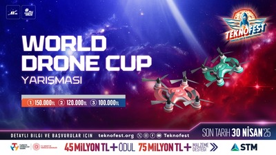 Drone pilotları TEKNOFEST World Drone Cup'ta