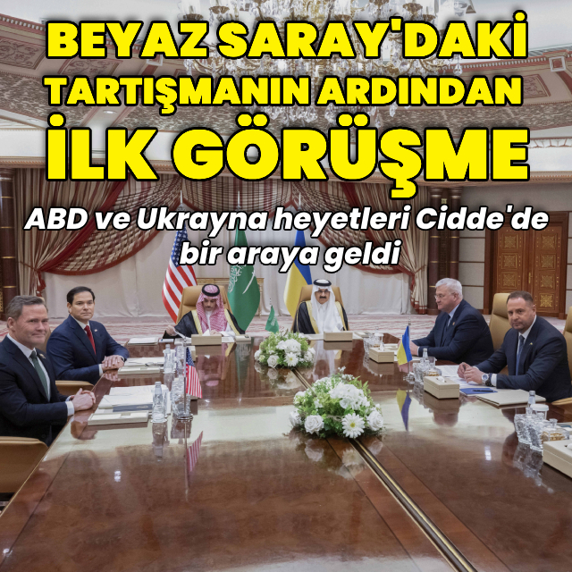 Suudi Arabistan'da ABD-Ukrayna zirvesi