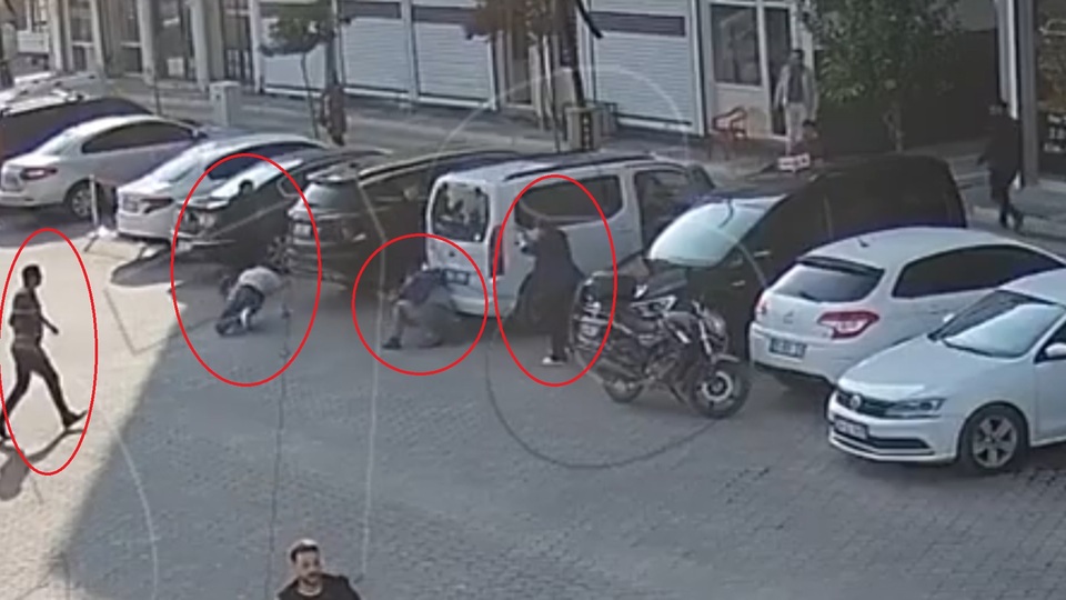 Kocasını silahla korumaya çalıştı!