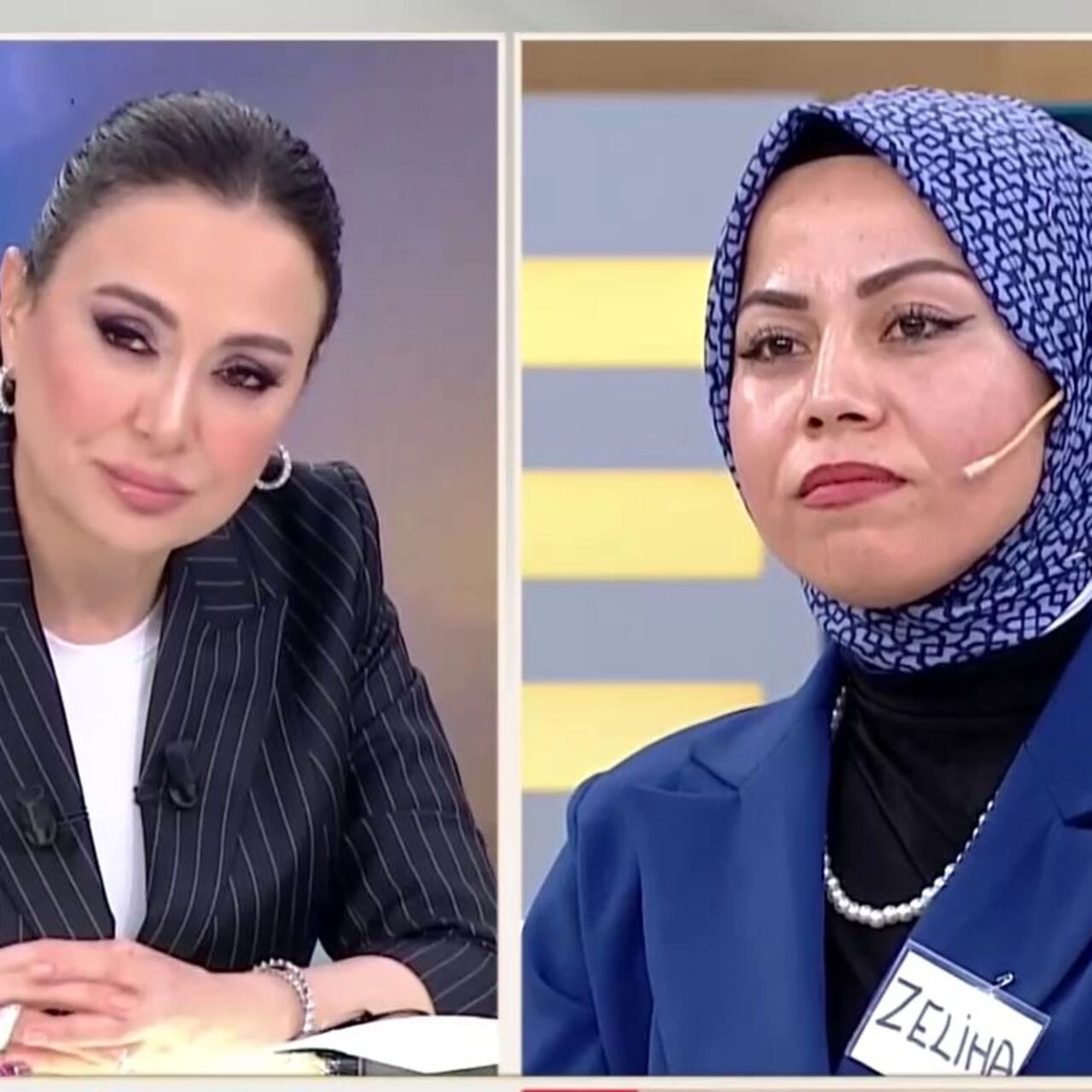 Güler ve Zeliha canlı yayında yüzleşti