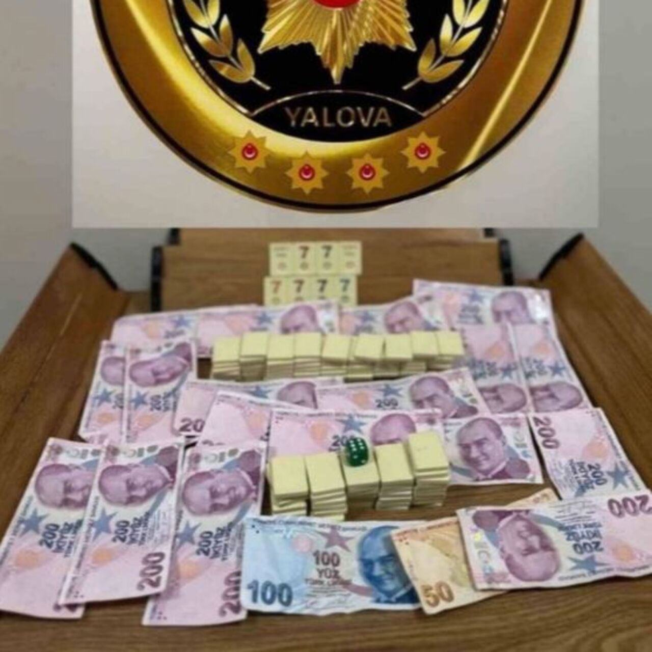 Yalova’da polisten kumar baskını