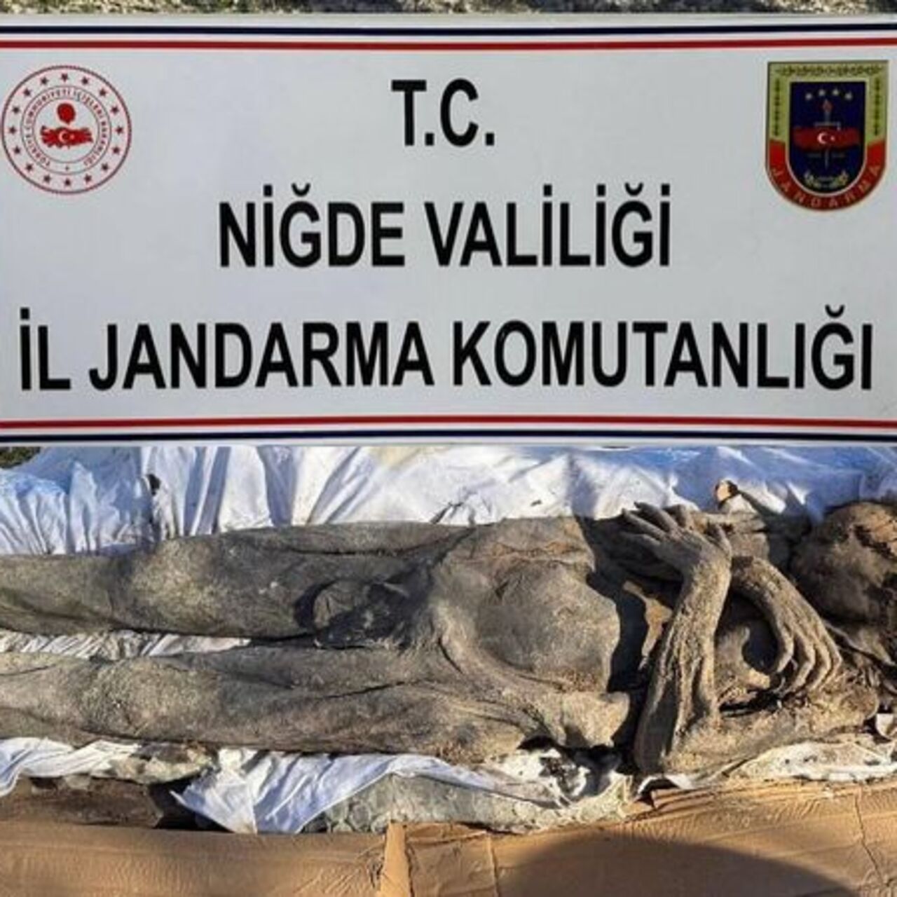 Orta Çağ'a ait mumyayı satacaklardı