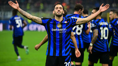 Hakan attı, Inter çeyrek finalde!