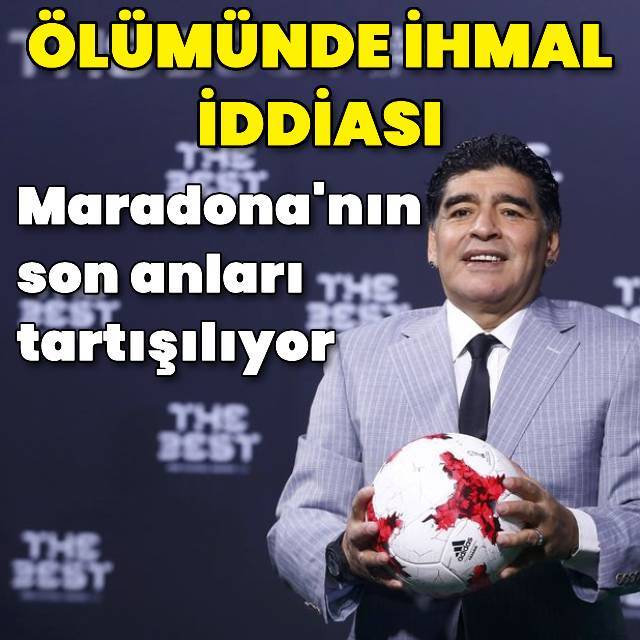 Savcı Maradona'nın ölümüyle ilgili suçlamada bulundu