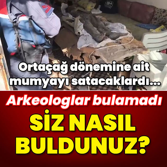 Arkeologlar bulamadı siz bunu nasıl buldunuz?