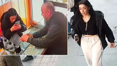 Sevgilisi alamadı altın tacı çaldı!