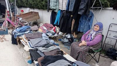 İkinci el eşya satan kadını sahte para verip dolandırdılar