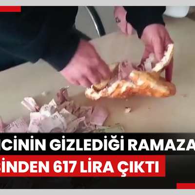 Yozgat'ta dilencinin gizlediği ramazan pidesinden 617 lira çıktı