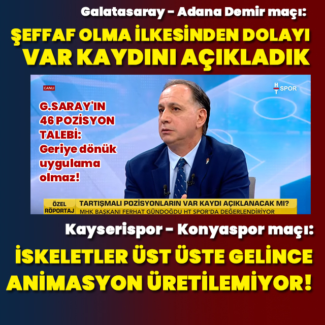 "O maç çok özel bir maçtı"