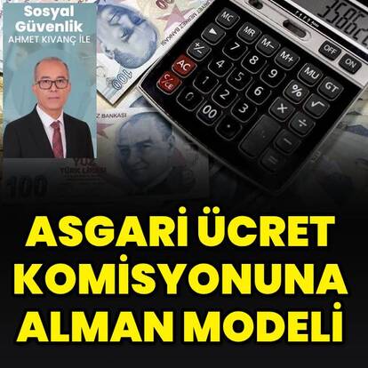 Asgari ücret komisyonuna Alman modeli