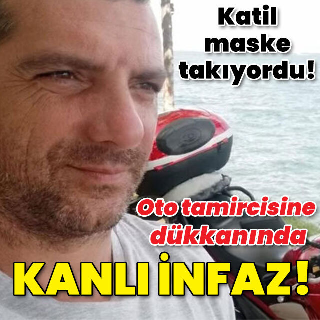 Oto tamircisine dükkanında kanlı infaz!