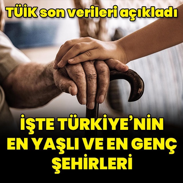 Türkiye'nin en yaşlı ve en genç illeri