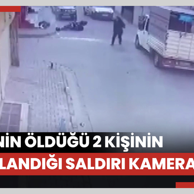 Bahçelievler'de 1 kişinin öldüğü 2 kişinin yaralandığı silahlı saldırı güvenlik kamerasında