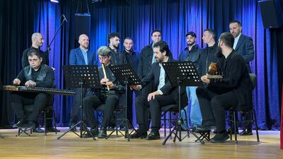 Sahur buluşmasında Bilal Erdoğan da sahneye çıktı