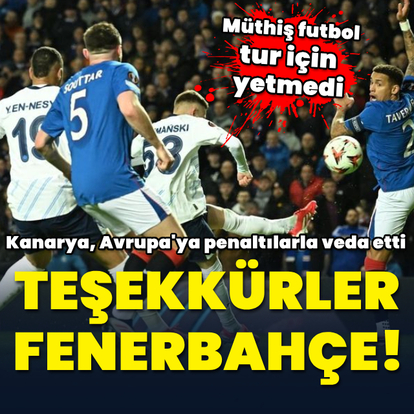 Teşekkürler Fenerbahçe!