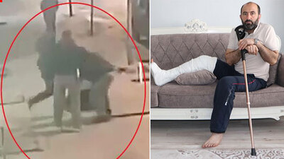 "Aracını çeker misin" diye aradı... Bacağı kırıldı çapraz bağları koptu!