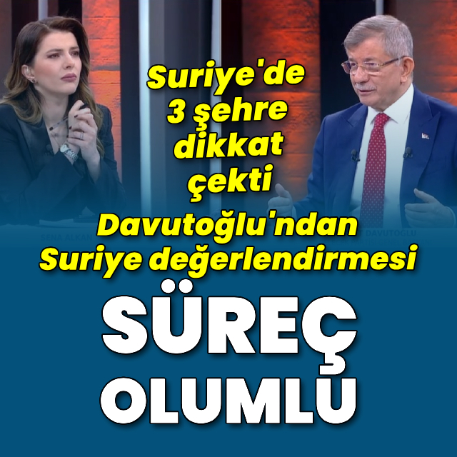 Ahmet Davutoğlu Habertürk TV'de