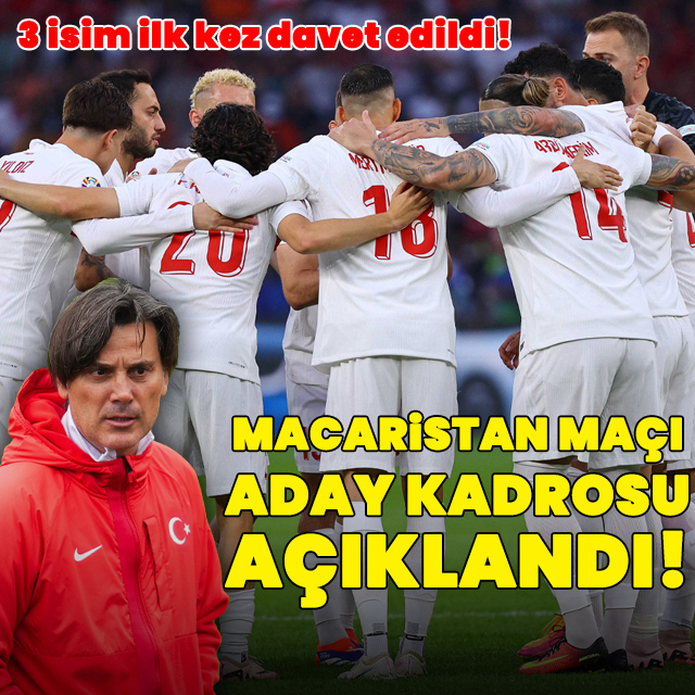 İşte A Milli Takım'ın aday kadrosu!