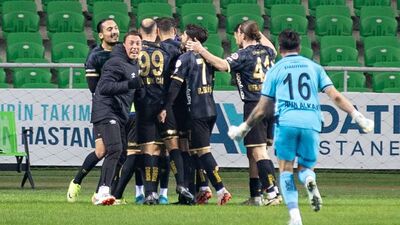 Bandırmaspor sahasında on kişiyle kazandı!