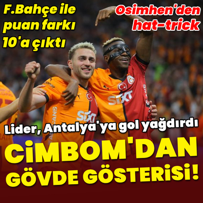 Galatasaray'dan gövde gösterisi!