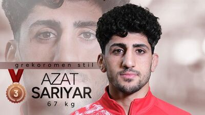 Mert İlbars ve Azat Sarıyar'dan bronz madalya