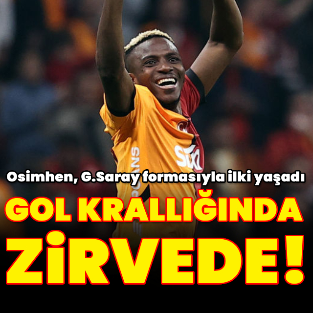 Gol krallığında zirveye yerleşti!