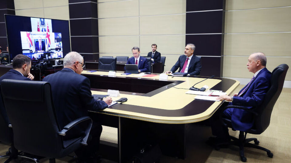 Cumhurbaşkanı Erdoğan, Çevrimiçi Liderler Toplantısına katıldı