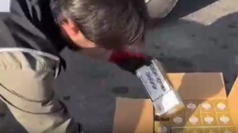 TIR'da 8 milyon boş makaron çıktı