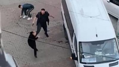 Servis şoförünü kuzenine vurdurdu!