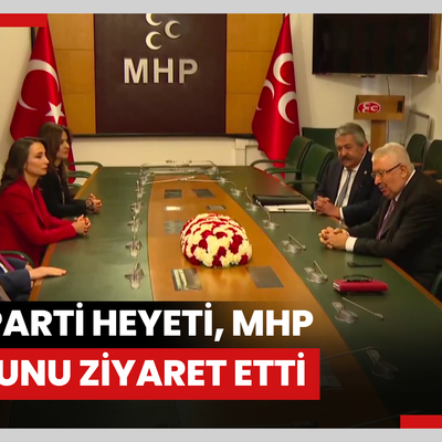 DEM Parti heyeti, MHP Grubunu ziyaret etti