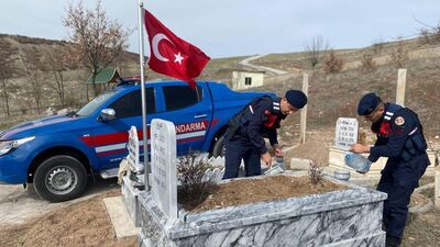 Yozgat'ta şehitliklerde bakım ve onarım