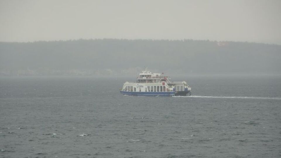 Gökçeada'da bazı feribot seferleri iptal