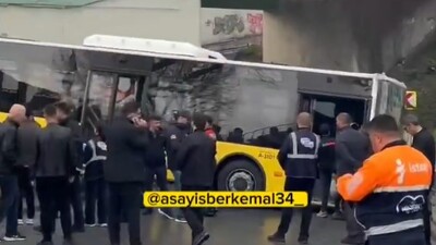 Yağış kazaya yol açtı!