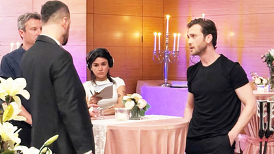 'Deha'nın setine geri döndü