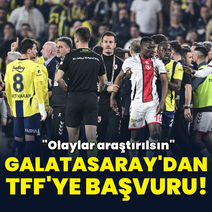 Galatasaray'dan Fenerbahçe için TFF'ye başvuru!