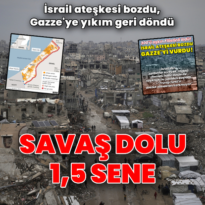 Gazze'nin savaş dolu 1.5 yılı