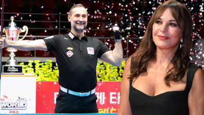 Sevgilisi bir kez daha şampiyon