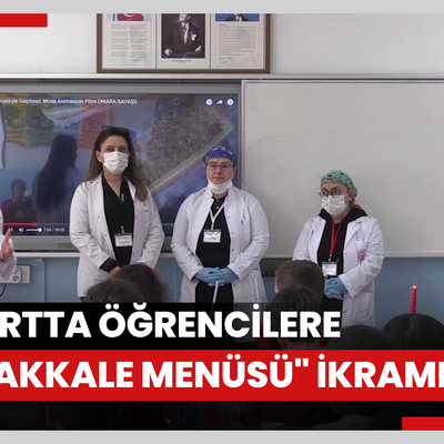 Kadınlar her 18 Martta öğrencilere "Çanakkale menüsü" ikram ediyor