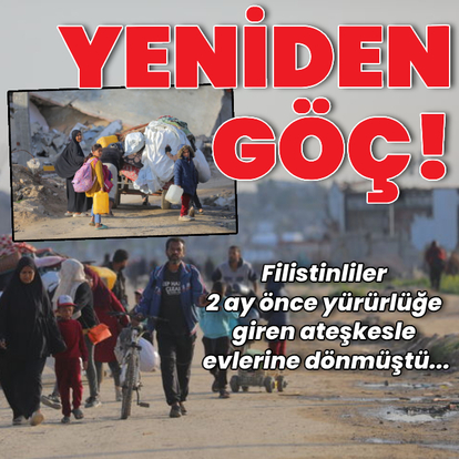 Filistinliler yeniden göç etmeye başladı!