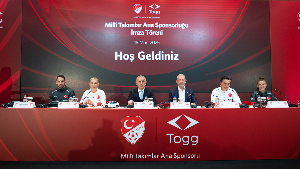 TFF ile TOGG arasında sponsorluk anlaşması!