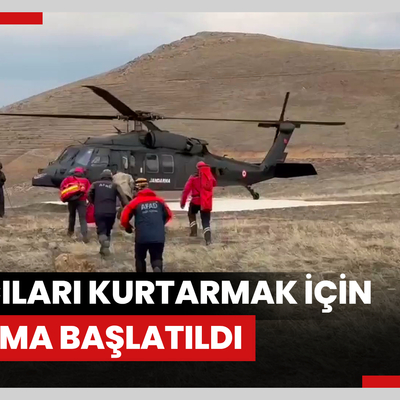 Artos Dağında mahsur kalan dağcıları kurtarmak için çalışma başlatıldı