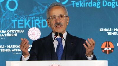 Bakan Uraloğlu açıkladı: İstanbul-Tekirdağ arası kısalıyor