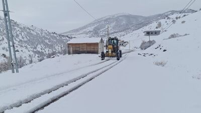 Gümüşhane'de 131 köy yolu kapandı