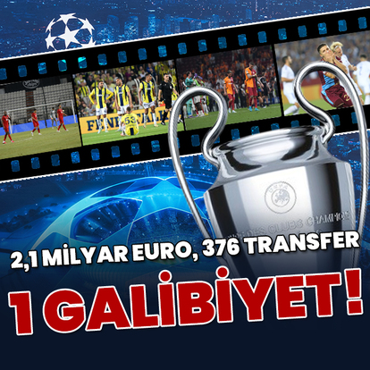 376 transfer, 2,1 milyar euro: 1 galibiyet