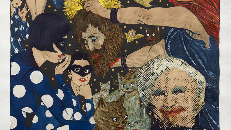 'Marcel Dzama: Ay Işığıyla Dans' sergisi