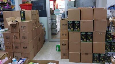 2 bin 450 litre zeytinyağı ele geçirildi