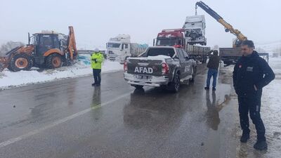 Kayseri'de mahsur kalan 911 kişi kurtarıldı