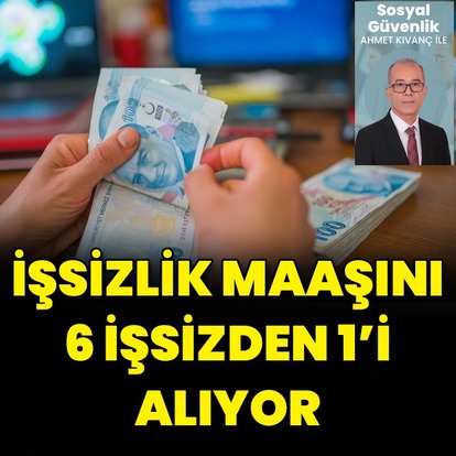 İşsizlik maaşını 6 işsizden 1’i alıyor