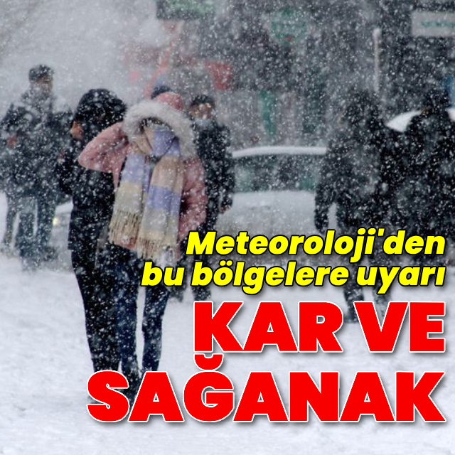 Sağanak yağmur ve kar yağışı uyarıları!