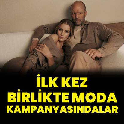 İlk kez birlikte moda kampanyasındalar